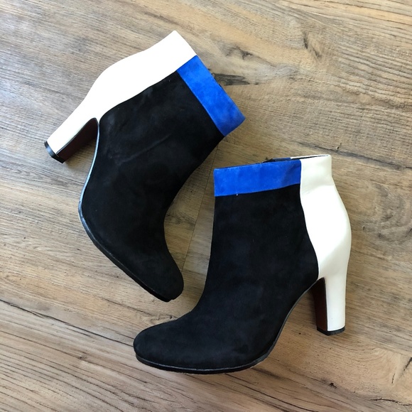 Sam Edelman Shoes - Sam Edelman Boot Ankle Shay Suede Color Block 10